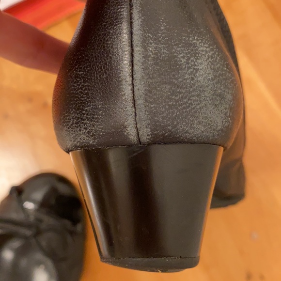 Cole Haan leather/patten leather Mary Jane wedge with Nike Air soles - Picture 6 of 10